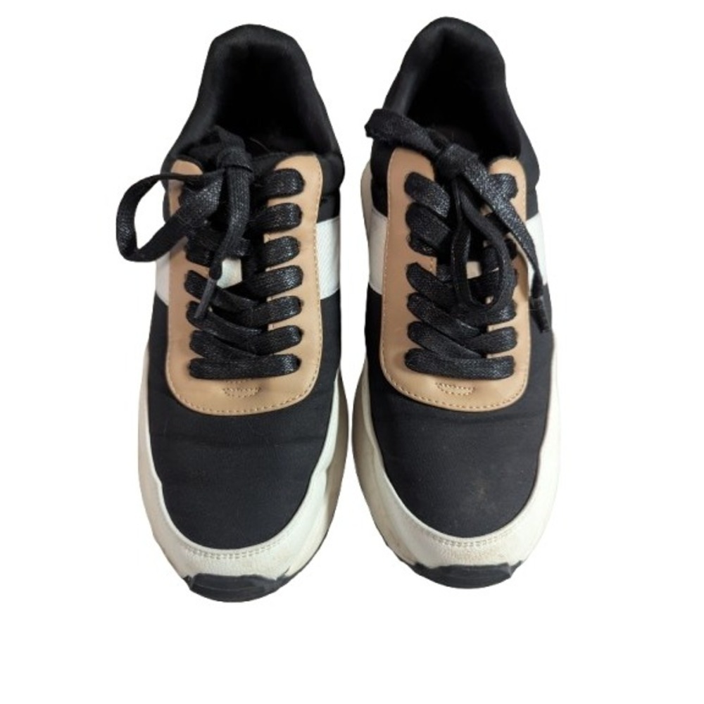 Dolce Vita Women's Black Tan White Chunky Sole Sneakers Athletic Shoe Size 6.5 - Picture 3 of 8